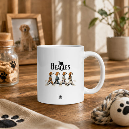 マグカップ 犬イラスト かわいい  The Beagles ビーグル犬 ｜犬好きにおすすめの面白い犬グッズ プレゼントにも最適
