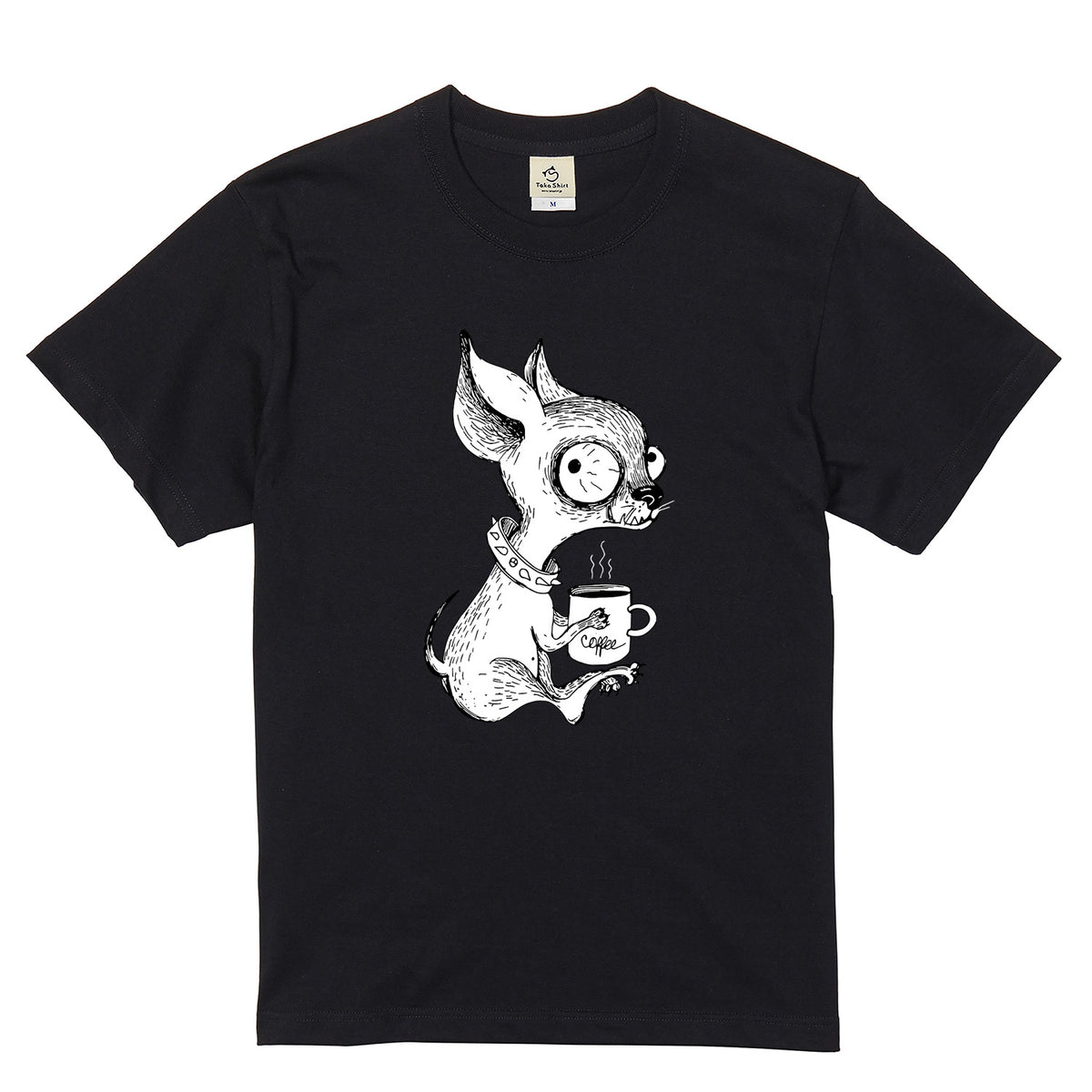 チワワ コーヒー Tシャツ かわいい 犬 Tシャツ 犬好き おしゃれ 面白い ギフト 人気