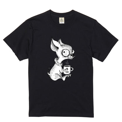 チワワ コーヒー Tシャツ かわいい 犬 Tシャツ 犬好き おしゃれ 面白い ギフト 人気