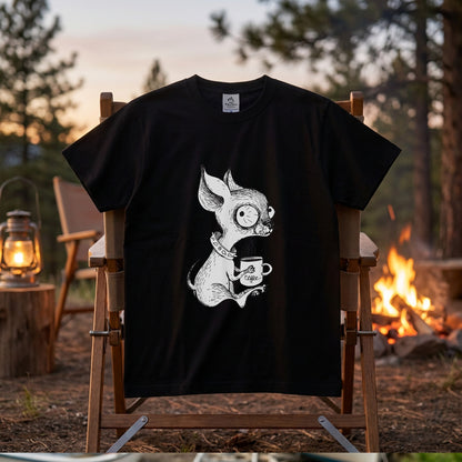 チワワ コーヒー Tシャツ かわいい 犬 Tシャツ 犬好き おしゃれ 面白い ギフト 人気
