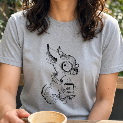 チワワ コーヒー Tシャツ かわいい 犬 Tシャツ 犬好き おしゃれ 面白い ギフト 人気