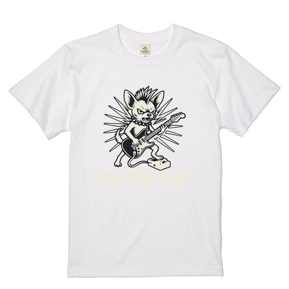 Chi-Wah-Wah チワワ ロック ギター Tシャツ｜犬好き・ロック好き・エレキギター・面白い・かっこいいに人気