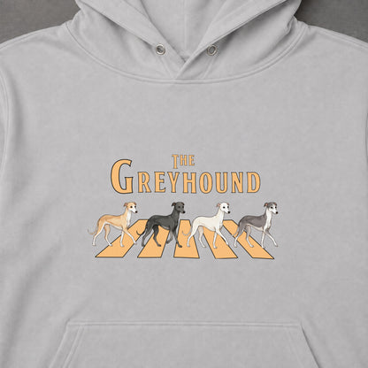THE GREYHOUND | グレイハウンド 横断歩道 お散歩 スウェット パーカー【犬好き・ギフトに最適】