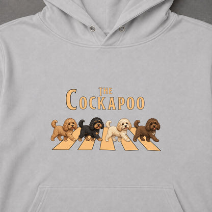 THE COCKAPOO | コッカプー 横断歩道 お散歩 スウェット パーカー【犬好き・ギフトに最適】