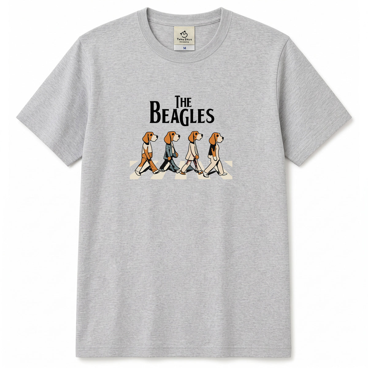 The Beagles ビーグル犬 Tシャツ ｜ 犬好き・愛犬・パロディ・イラスト・かわいい・音楽ファンに人気