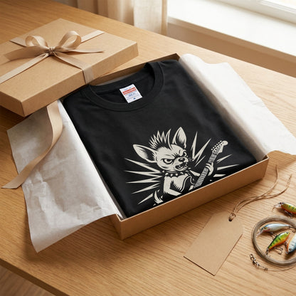 Chi-Wah-Wah チワワ ロック ギター Tシャツ｜犬好き・ロック好き・エレキギター・面白い・かっこいいに人気