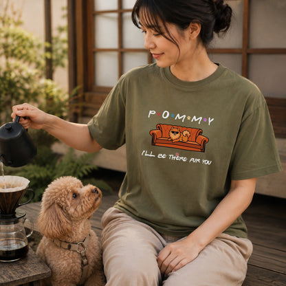ポメラニアン Tシャツ カラー mockup 2