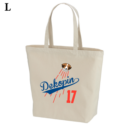 犬トート バッグ 犬 エコ バッグ コーイケルホンディエイ 大谷 Dekopin