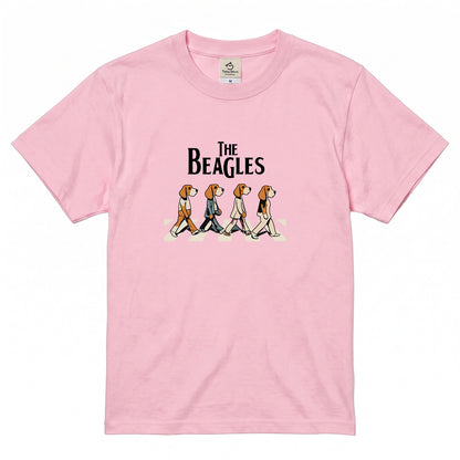 The Beagles ビーグル犬 Tシャツ ｜ 犬好き・愛犬・パロディ・イラスト・かわいい・音楽ファンに人気