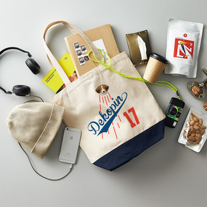 犬トート バッグ 犬 エコ バッグ コーイケルホンディエイ 大谷 Dekopin