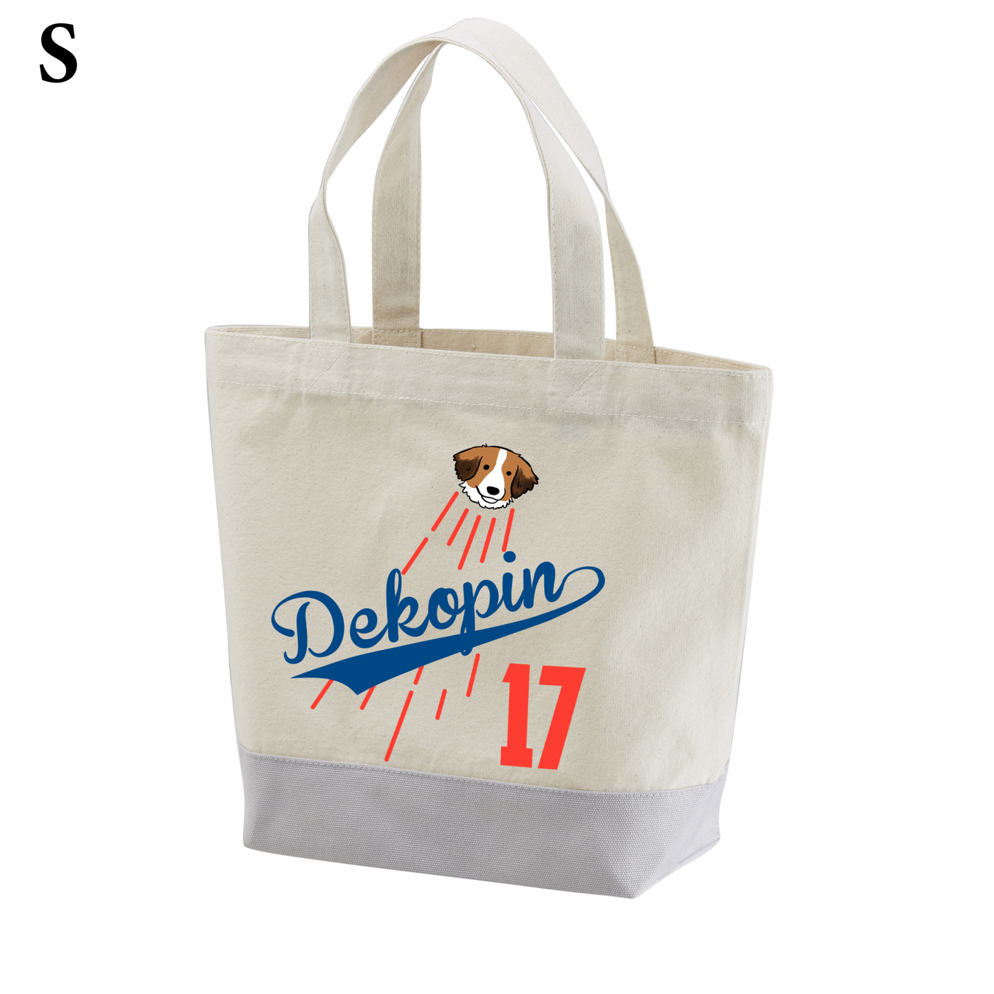犬トート バッグ 犬 エコ バッグ コーイケルホンディエイ 大谷 Dekopin