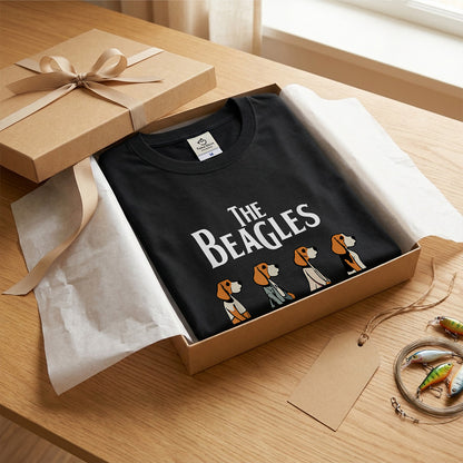 The Beagles ビーグル犬 Tシャツ ｜ 犬好き・愛犬・パロディ・イラスト・かわいい・音楽ファンに人気