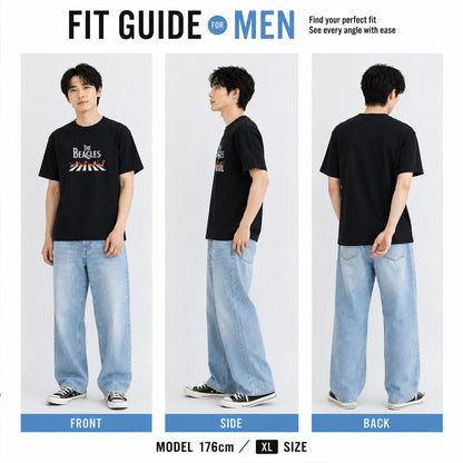 BEAGLES ビーグル犬 横断歩道グラフィック Tシャツ | アウトドア・キャンプ・愛犬とお出かけTシャツ