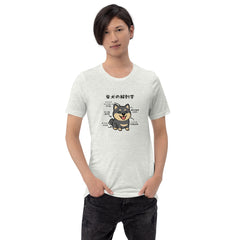 犬 tシャツ 犬イラスト 黒柴犬 の解剖学｜アダルト&キッズサイズ