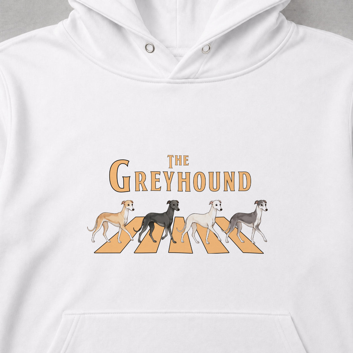 THE GREYHOUND | グレイハウンド 横断歩道 お散歩 スウェット パーカー【犬好き・ギフトに最適】