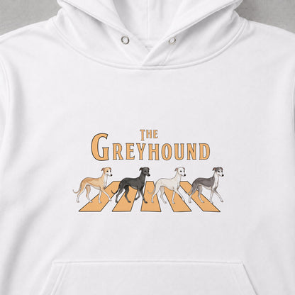 THE GREYHOUND | グレイハウンド 横断歩道 お散歩 スウェット パーカー【犬好き・ギフトに最適】