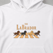 THE LABRADOR | ラブラドールレトリバー 横断歩道 お散歩 スウェット パーカー【犬好き・ギフトに最適】
