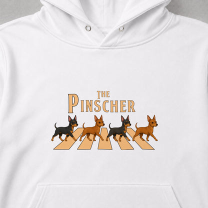 THE PINSCHER | ミニチュアピンシャー 横断歩道 お散歩 スウェット パーカー【犬好き・ギフトに最適】