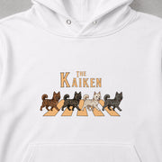 THE KAIKEN | 甲斐犬 横断歩道 お散歩 スウェット パーカー【日本犬・ギフトに最適】
