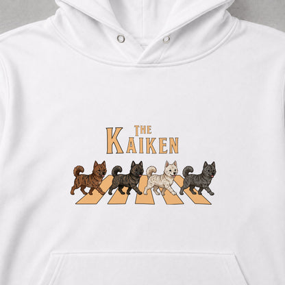 THE KAIKEN | 甲斐犬 横断歩道 お散歩 スウェット パーカー【日本犬・ギフトに最適】