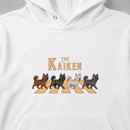 THE KAIKEN | 甲斐犬 横断歩道 お散歩 スウェット パーカー【日本犬・ギフトに最適】