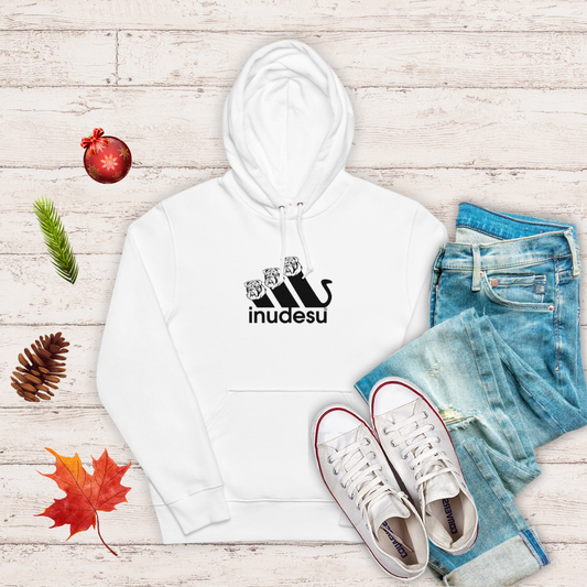 犬 パーカー 犬イラスト いぬ かわいい  ブルドッグ INUDESU