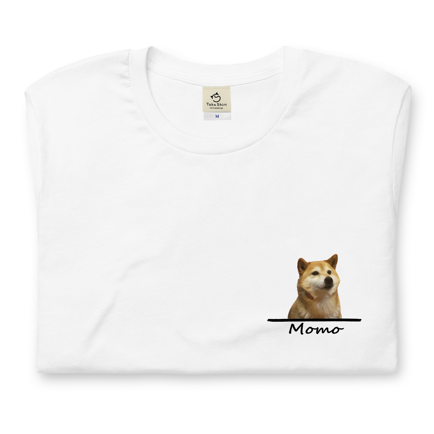 【名入れ＆写真入れ】うちの子 オリジナルTシャツ お誕生日 クリスマス 母の日プレゼント ペット猫 犬 名入れ