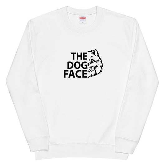 犬 トレーナー いぬ かわいい 犬イラスト ポメラニアン THE DOG FACE