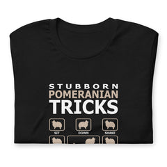 ポメラニアン 面白いトリック 犬Tシャツ　犬柄Tシャツ