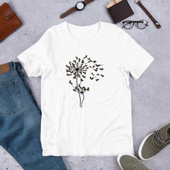 犬 tシャツ 犬イラスト ダックスフンド タンポポ｜アダルト&キッズサイズ